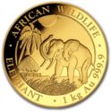 5,000 Shillings (African Wildlife - Elephant 1 kilo)