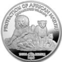10,000 Shillings (Protection of African Nature - Lions)