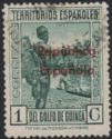 Natives overprinted "Republica espanola"