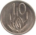 10 Cents (3rd President Nicolaas Diederichs - Engl. - Afrikaans)