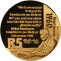 5 Rand (Nobel Prize Winners - Chief Albert Luthuli)