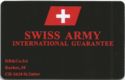 Swiss Army International Guarantee