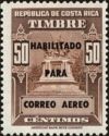 Revenue stamp overprinted