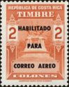 Revenue stamp overprinted