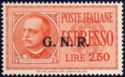 King Vittorio Emanuele III - Ovpt . "G.N.R.", 2nd type
