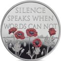 5 Pounds (Remembrance Day - Silver Piedfort)