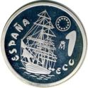 1 Ecu (Homage to the Spanish Navy)