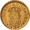 ½ Escudos (Crowned M, florettes)