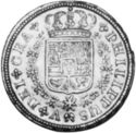 2 Escudos (Madrid Crowned M - F,A)