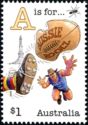 A is for Aussie Rules, Ant, and ANZAC memorial