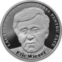 10 Lei (Romanian-born Nobel Prize laureates – Elie Wiesel)