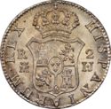 2 Reales (Madrid Crowned M - IJ,GJ)