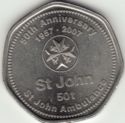 50 Toea (50th Anniversary of the Saint John Ambulance)