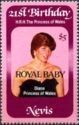 Diana, Princess of Wales - overprinted