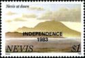 Nevis at Dawn - overprinted