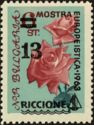 Roses overprinted