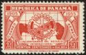 50th Anniversary of Rotary International - Emblem and map