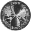 1,000 Francs (Millenium "Hourglass")