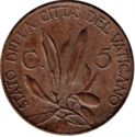 5 Centesimi (Jubilee 1933)