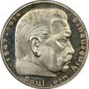5 Reichsmark (president Paul von Hindenburg A, D, E, F, G, J)