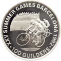 100 Gulden (Barcelona Olympics. Cycling)