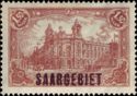 General Post Office, Berlin, overprinted 'SAARGEBIET'