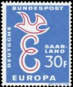 Europa - Dove over Letter 'E'