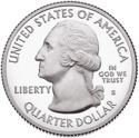 25 Cents / Quarter (George Rogers Clark National Historical Park, Indiana. Silver)