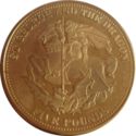 5 Pounds (St George & The Dragon - Sample Die Test Coin Sheffield Assay)