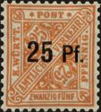 State postage with overprint