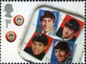 Beatles Tea Tray and Badges
