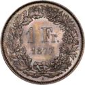1 Franc (Silver, 22 Stars)