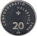 20 Francs (100th anniv. Hockey)