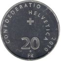 20 Francs (100 years of Bernina Railway)