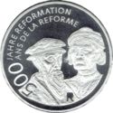20 Francs (500 years of reformation)