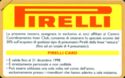 Pirelli Card 1997/1998