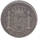 20 Reales (Madrid 6-pointed star)
