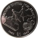 1 Dollar (50th Anniversary of the United Nations)