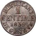 1 Centime (Post French occupation - 1815~48)