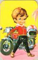 Boy with a motorcycle