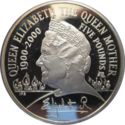 5 Pounds (100th Birthday of Queen Mother - Piefort)