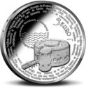 5 Euro (The Defence Line of Amsterdam - Silver plated edition)