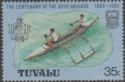 BB members in outrigger canoe