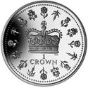 1 Crown (Queen Elizabeth II: Lifetime of Service - Silver edition)