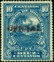 Honduran Scene overprinted