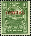 Honduran Scene overprinted