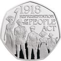 50 Pence (100th Anniversary of the Representation of the People Act - Silver edit.)