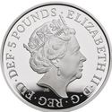 5 Pounds (Prince George 5th Birthday - Silver Piedfort edition)
