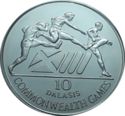 10 Dalasis (XIII Commonwealth Games 1986 Edinburgh - Silver edition)