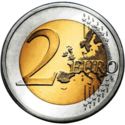 2 Euro (25th anniversary of the establishment of the Slovak Republic)
